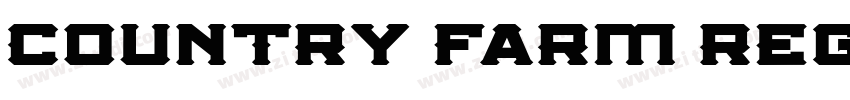 Country Farm Regula字体转换